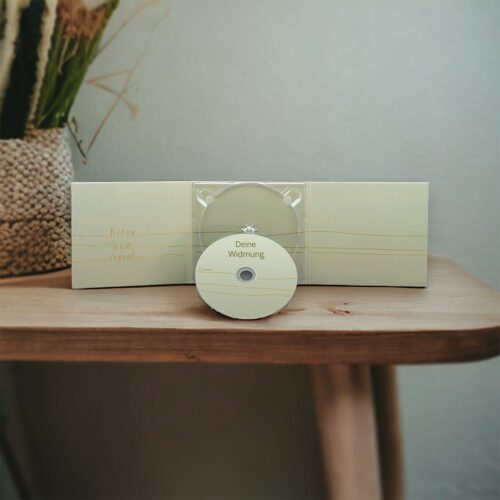 CD-Geschenkbox geöffnet